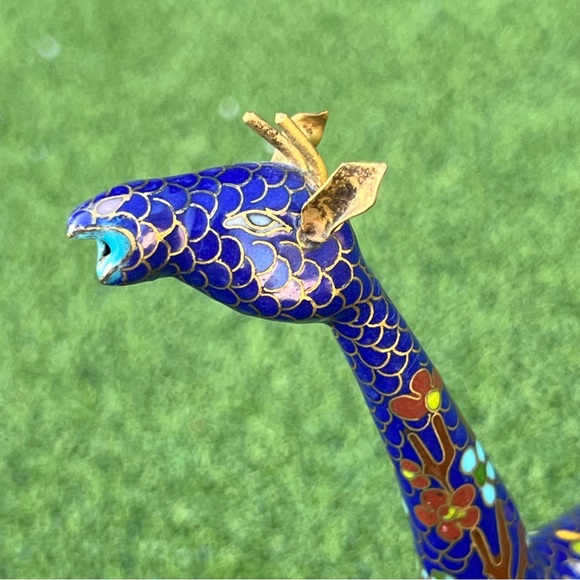 Vintage Cloisonné Giraffe Figurine – 6.25” Tall, Rare & Hard to Find - Picture 4 of 8